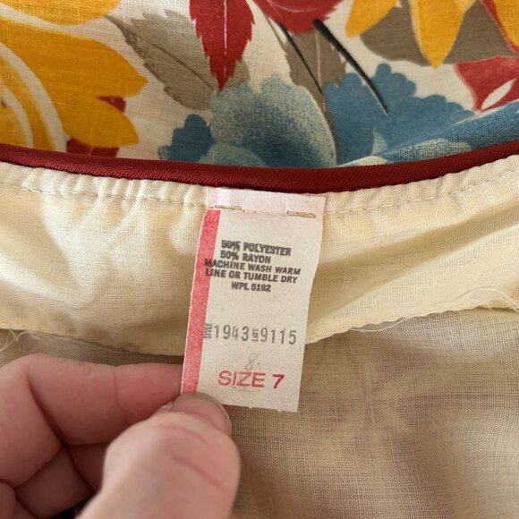 Vtg Midi Duck Dress - Picture 16 of 16